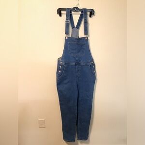 Vtg jumper unbranded‎ Women’s denim adjustable strap festival costal cowgirl med